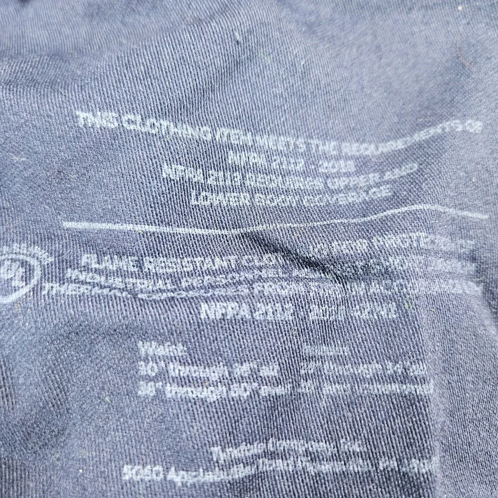 Tyndale FR Jeans Mens 40x32 Blue Flame Resistant Work Pants CAT 2 USA Made